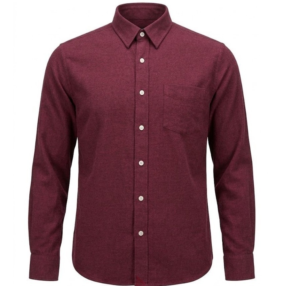 UNTUCKit Veneto Blackberry Flannel Shirt Mens Large Wrinkle Free Regular